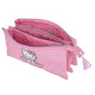 Picture of HELLO KITTY HEARTS & DOTS 3 COMPARTMENT PENCIL CASE